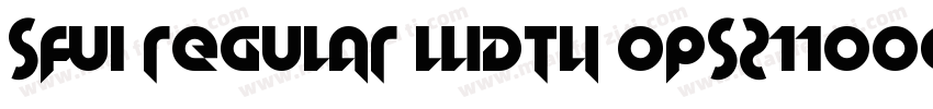 SFUI Regular wdth opsz110000 GRAD w字体转换